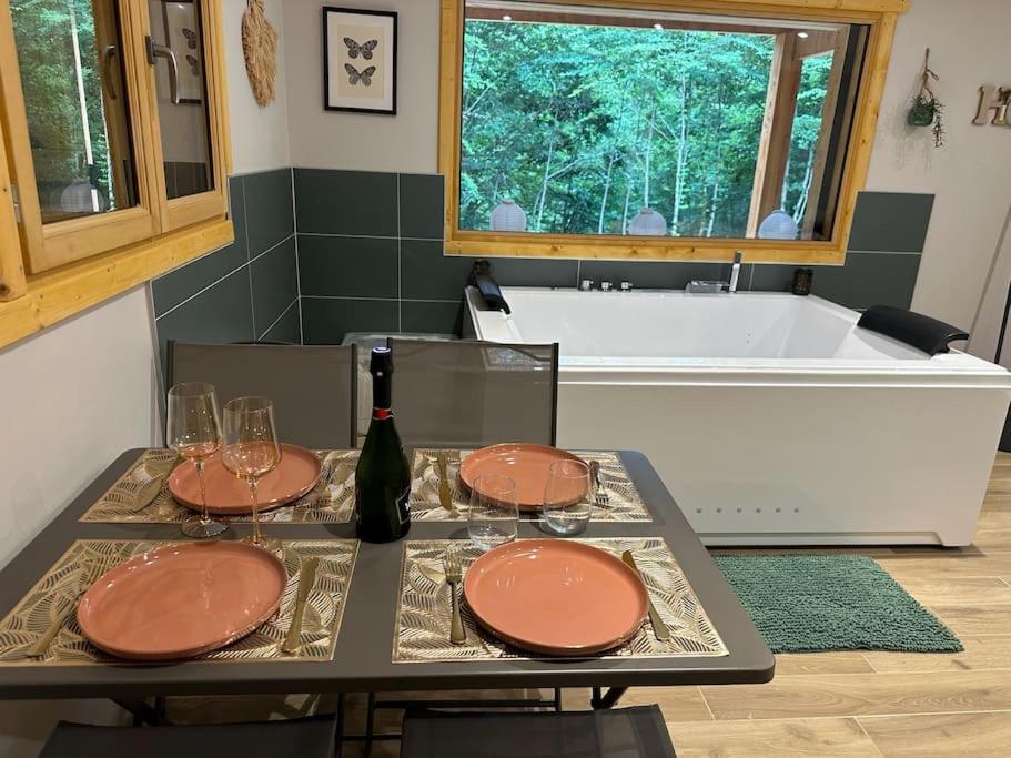 Jacuzzi En Foret L'Esperou Kültér fotó